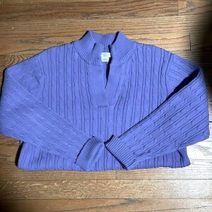 Liz Claiborne collared sweater